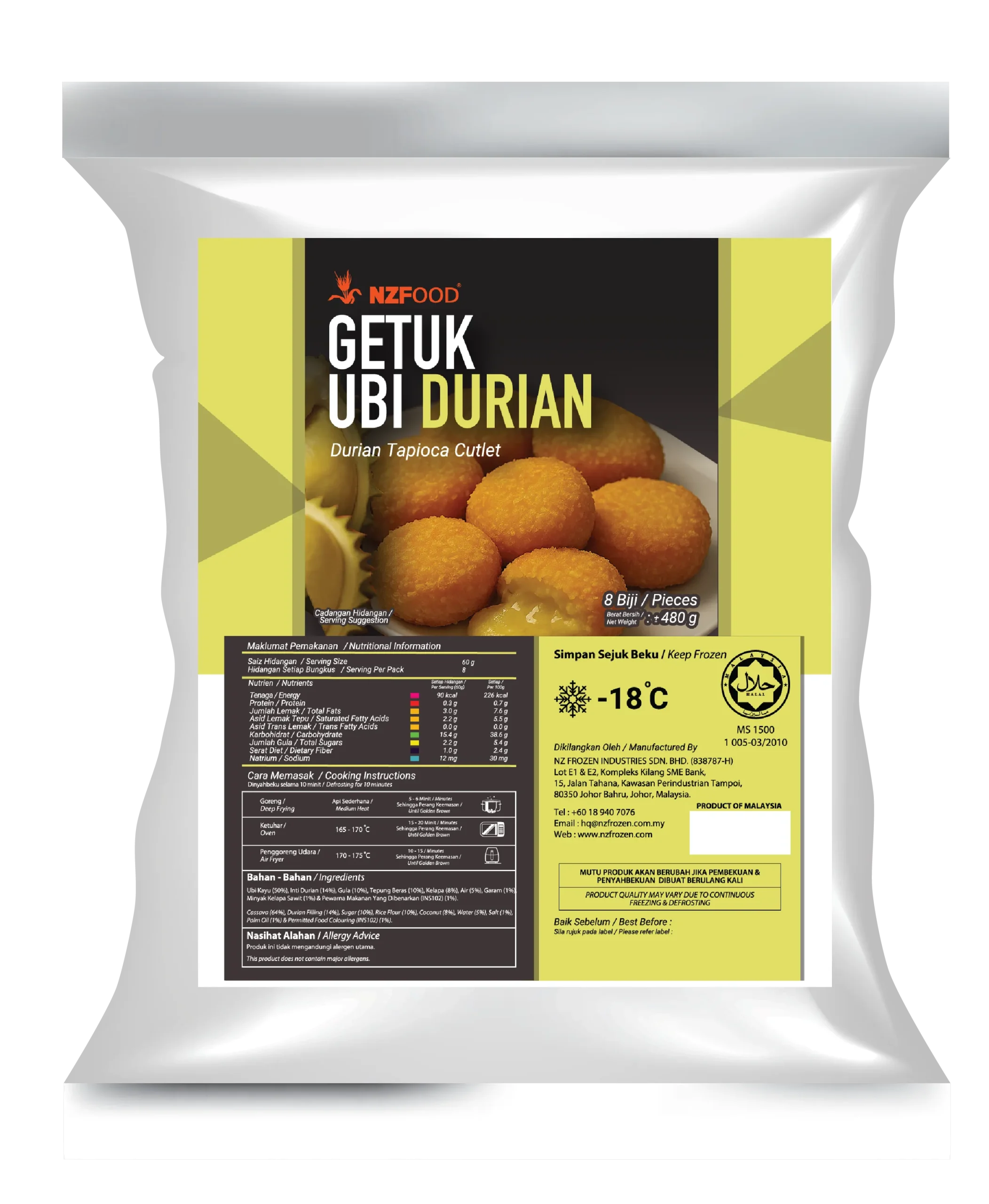 Getuk Ubi Durian